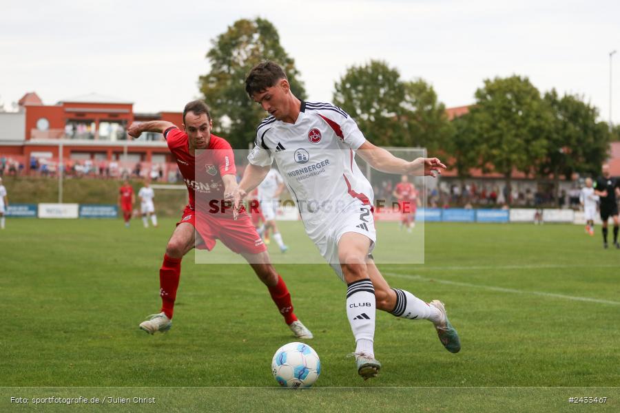 NGN-Arena, Aubstadt, 06.09.2024, sport, action, BFV, Fussball, 8. Spieltag, Regionalliga Bayern, FCN, TSV, 1. FC Nürnberg II, TSV Aubstadt, Team - Bild-ID: 2433467 NGN-Arena, Aubstadt, 06.09.2024, sport, action, BFV, Fussball, 8. Spieltag, Regionalliga Bayern, FCN, TSV, 1. FC Nürnberg II, TSV Aubstadt, Team - Bild-ID: 2433467