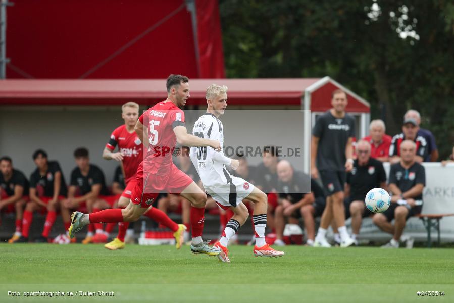 NGN-Arena, Aubstadt, 06.09.2024, sport, action, BFV, Fussball, 8. Spieltag, Regionalliga Bayern, FCN, TSV, 1. FC Nürnberg II, TSV Aubstadt, Team - Bild-ID: 2433514 NGN-Arena, Aubstadt, 06.09.2024, sport, action, BFV, Fussball, 8. Spieltag, Regionalliga Bayern, FCN, TSV, 1. FC Nürnberg II, TSV Aubstadt, Team - Bild-ID: 2433514