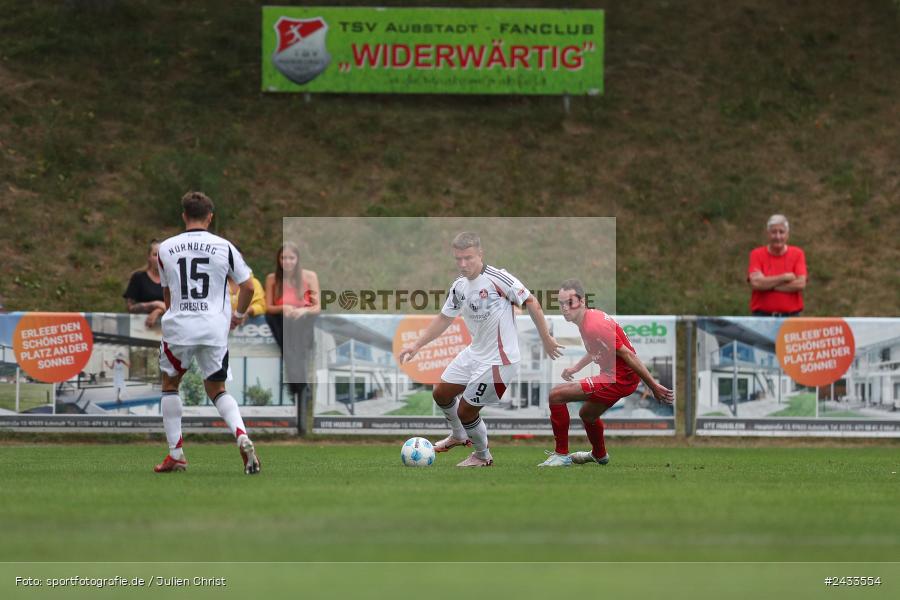 NGN-Arena, Aubstadt, 06.09.2024, sport, action, BFV, Fussball, 8. Spieltag, Regionalliga Bayern, FCN, TSV, 1. FC Nürnberg II, TSV Aubstadt, Team - Bild-ID: 2433554
