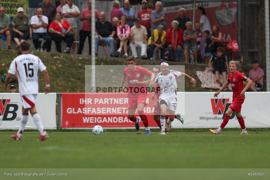 NGN-Arena, Aubstadt, 06.09.2024, sport, action, BFV, Fussball, 8. Spieltag, Regionalliga Bayern, FCN, TSV, 1. FC Nürnberg II, TSV Aubstadt, Team - Bild-ID: 2433561