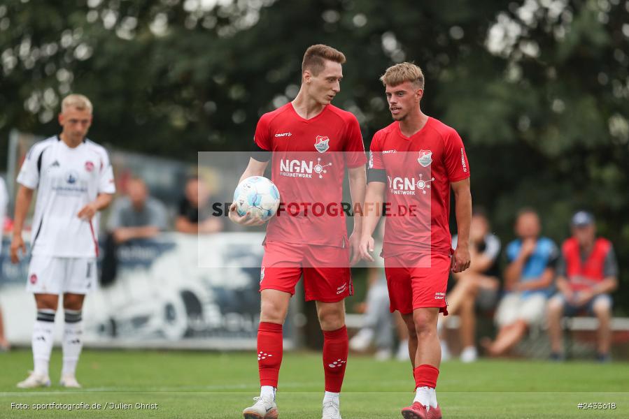 NGN-Arena, Aubstadt, 06.09.2024, sport, action, BFV, Fussball, 8. Spieltag, Regionalliga Bayern, FCN, TSV, 1. FC Nürnberg II, TSV Aubstadt, Team - Bild-ID: 2433618