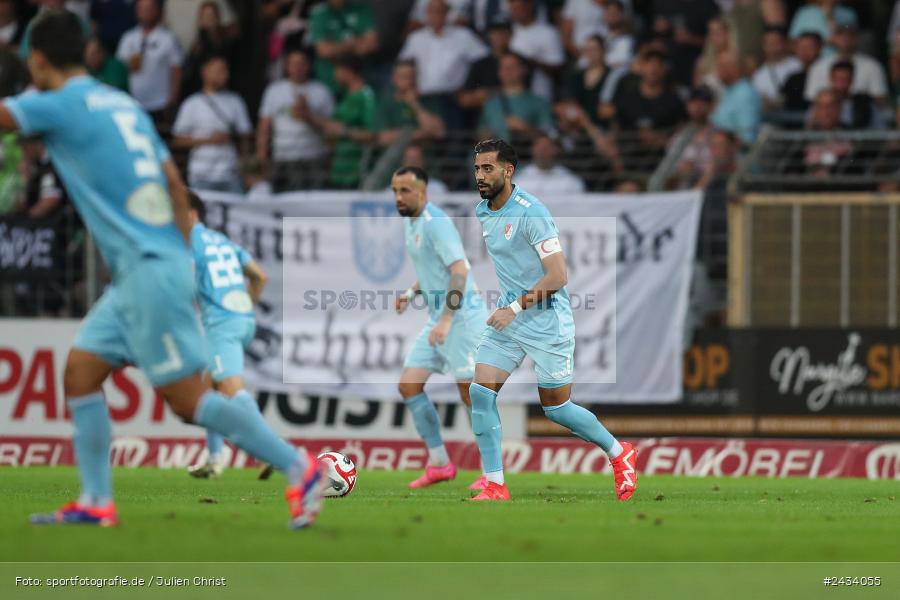 Sachs Stadion, Schweinfurt, 06.09.2024, sport, action, BFV, Fussball, 8. Spieltag, Regionalliga Bayern, TGM, FCS, Türkgücü München, 1. FC Schweinfurt 1905, Team - Bild-ID: 2434055