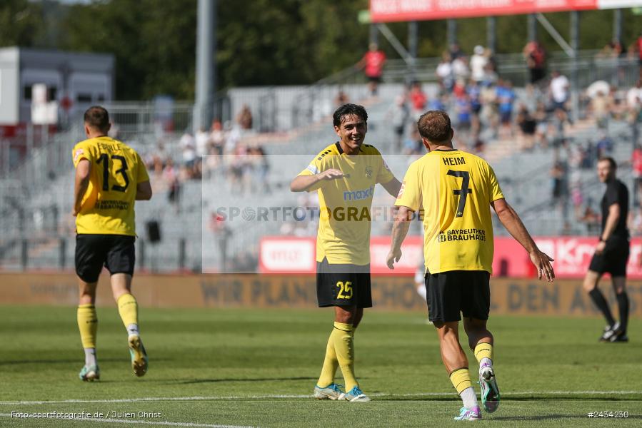 AKON Arena, Würzburg, 07.09.2024, sport, action, BFV, Fussball, 8. Spieltag, Regionalliga Bayern, BAY, FWK, SpVgg Bayreuth, FC Würzburger Kickers - Bild-ID: 2434230