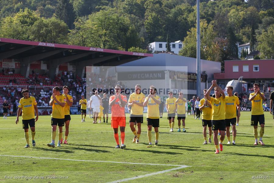 AKON Arena, Würzburg, 07.09.2024, sport, action, BFV, Fussball, 8. Spieltag, Regionalliga Bayern, BAY, FWK, SpVgg Bayreuth, FC Würzburger Kickers - Bild-ID: 2434261