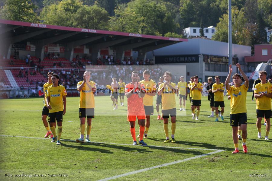 AKON Arena, Würzburg, 07.09.2024, sport, action, BFV, Fussball, 8. Spieltag, Regionalliga Bayern, BAY, FWK, SpVgg Bayreuth, FC Würzburger Kickers - Bild-ID: 2434263