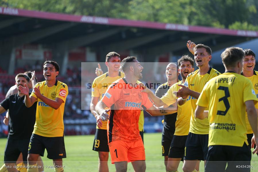AKON Arena, Würzburg, 07.09.2024, sport, action, BFV, Fussball, 8. Spieltag, Regionalliga Bayern, BAY, FWK, SpVgg Bayreuth, FC Würzburger Kickers - Bild-ID: 2434280