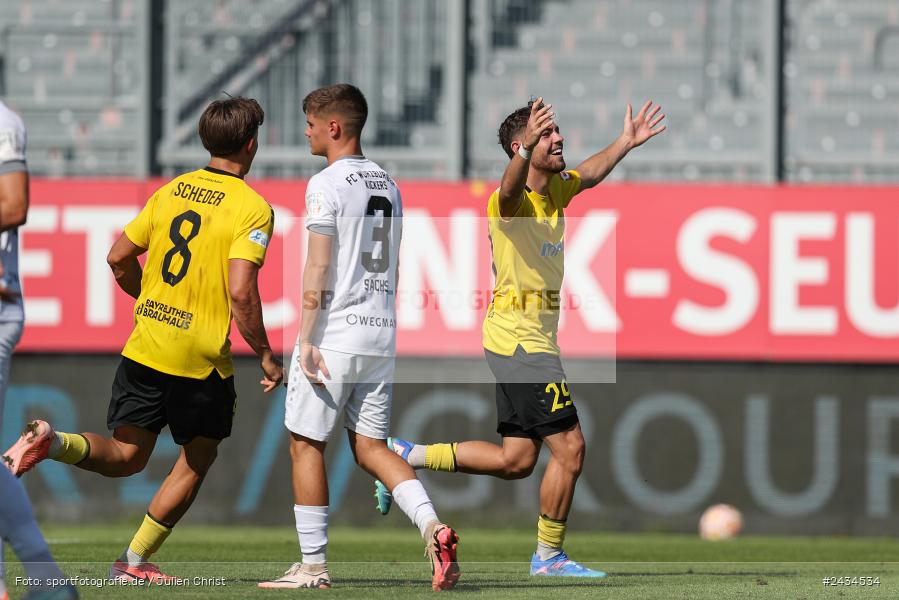 AKON Arena, Würzburg, 07.09.2024, sport, action, BFV, Fussball, 8. Spieltag, Regionalliga Bayern, BAY, FWK, SpVgg Bayreuth, FC Würzburger Kickers - Bild-ID: 2434534
