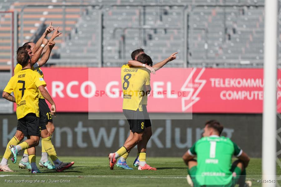 AKON Arena, Würzburg, 07.09.2024, sport, action, BFV, Fussball, 8. Spieltag, Regionalliga Bayern, BAY, FWK, SpVgg Bayreuth, FC Würzburger Kickers - Bild-ID: 2434543