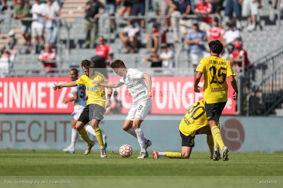AKON Arena, Würzburg, 07.09.2024, sport, action, BFV, Fussball, 8. Spieltag, Regionalliga Bayern, BAY, FWK, SpVgg Bayreuth, FC Würzburger Kickers - Bild-ID: 2434576
