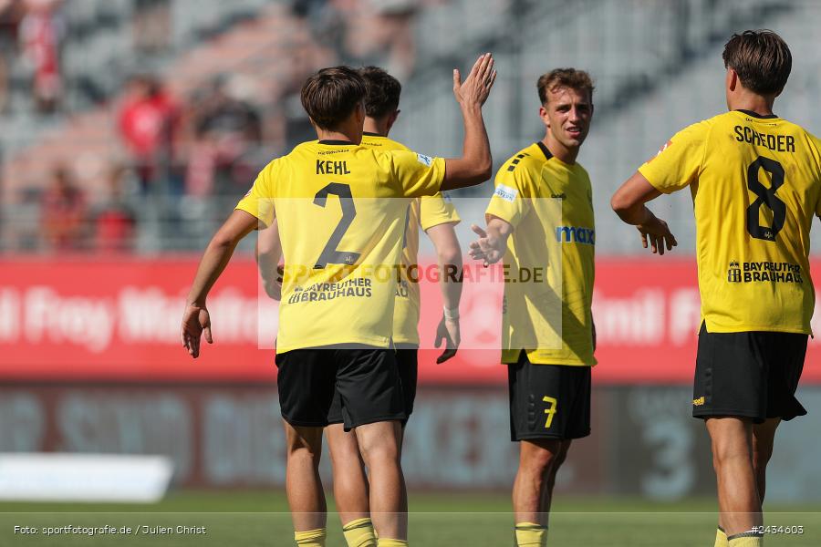 AKON Arena, Würzburg, 07.09.2024, sport, action, BFV, Fussball, 8. Spieltag, Regionalliga Bayern, BAY, FWK, SpVgg Bayreuth, FC Würzburger Kickers - Bild-ID: 2434603