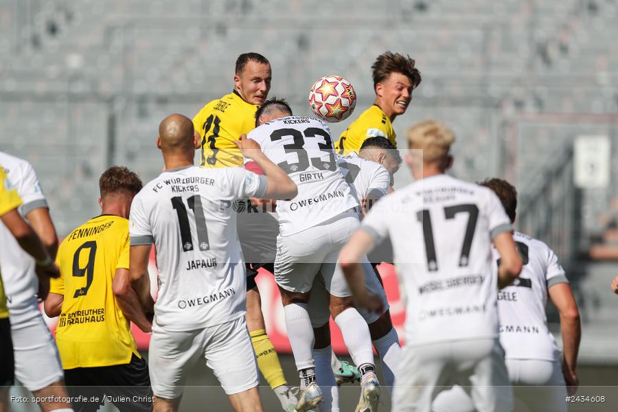 AKON Arena, Würzburg, 07.09.2024, sport, action, BFV, Fussball, 8. Spieltag, Regionalliga Bayern, BAY, FWK, SpVgg Bayreuth, FC Würzburger Kickers - Bild-ID: 2434608