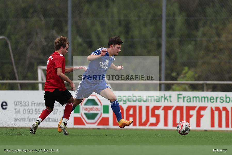 Sportgelände Orber Straße, Frammersbach, 08.09.2024, sport, action, BFV, Fussball, 6. Spieltag, A-Klasse Würzburg Gr. 5, FC Ruppertshütten, TuS Frammersbach III - Bild-ID: 2434759
