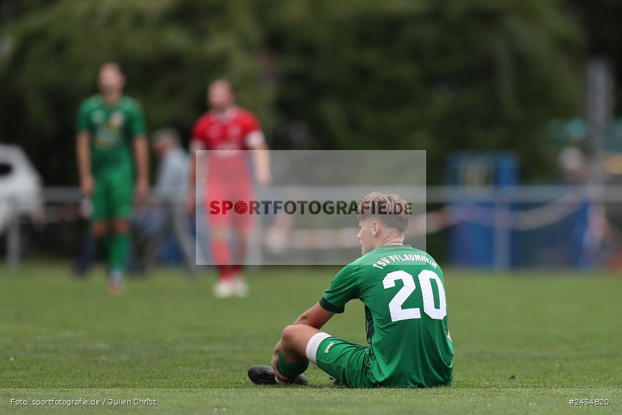 Sportgelände, Lohr am Main, 08.09.2024, sport, action, BFV, Fussball, 8. Spieltag, Bezirksliga Unterfranken West, TSV, LOH, TSV 1913 Pflaumheim, TSV 1846 Lohr a. Main - Bild-ID: 2434820