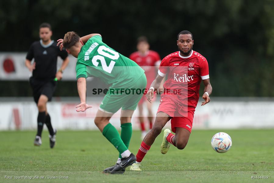 Sportgelände, Lohr am Main, 08.09.2024, sport, action, BFV, Fussball, 8. Spieltag, Bezirksliga Unterfranken West, TSV, LOH, TSV 1913 Pflaumheim, TSV 1846 Lohr a. Main - Bild-ID: 2434829