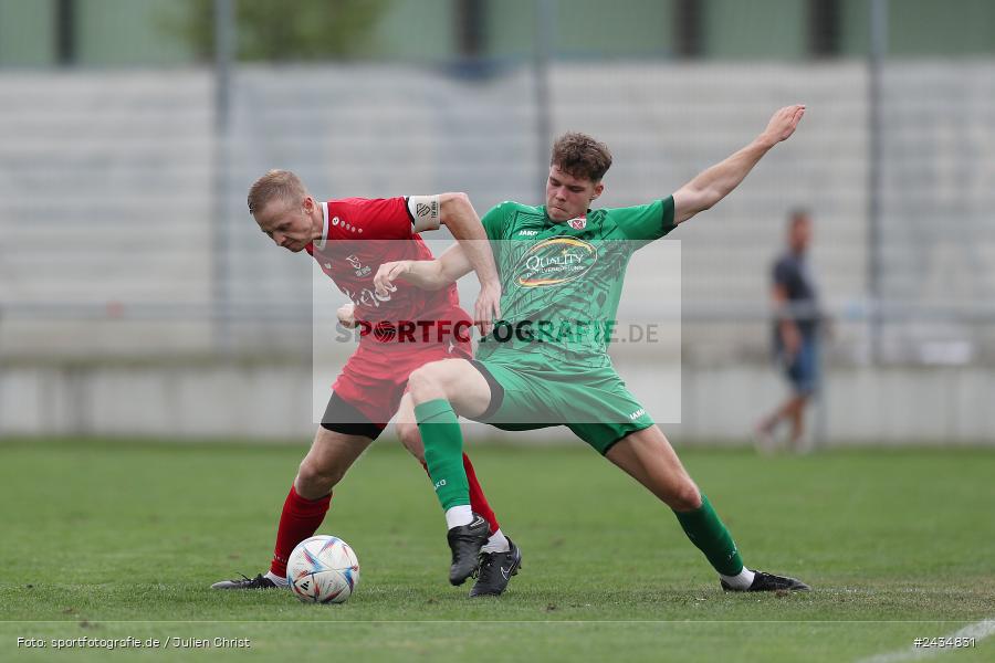 Sportgelände, Lohr am Main, 08.09.2024, sport, action, BFV, Fussball, 8. Spieltag, Bezirksliga Unterfranken West, TSV, LOH, TSV 1913 Pflaumheim, TSV 1846 Lohr a. Main - Bild-ID: 2434831