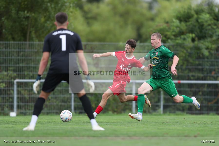 Sportgelände, Lohr am Main, 08.09.2024, sport, action, BFV, Fussball, 8. Spieltag, Bezirksliga Unterfranken West, TSV, LOH, TSV 1913 Pflaumheim, TSV 1846 Lohr a. Main - Bild-ID: 2434832