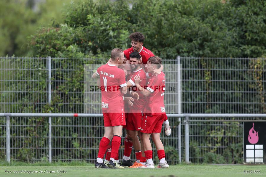 Sportgelände, Lohr am Main, 08.09.2024, sport, action, BFV, Fussball, 8. Spieltag, Bezirksliga Unterfranken West, TSV, LOH, TSV 1913 Pflaumheim, TSV 1846 Lohr a. Main - Bild-ID: 2434833