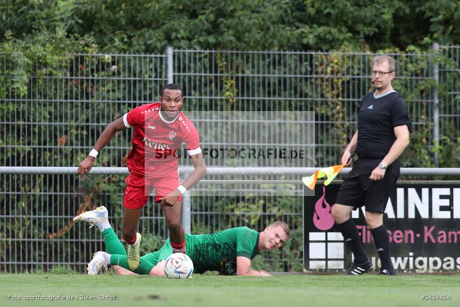 Sportgelände, Lohr am Main, 08.09.2024, sport, action, BFV, Fussball, 8. Spieltag, Bezirksliga Unterfranken West, TSV, LOH, TSV 1913 Pflaumheim, TSV 1846 Lohr a. Main - Bild-ID: 2434834