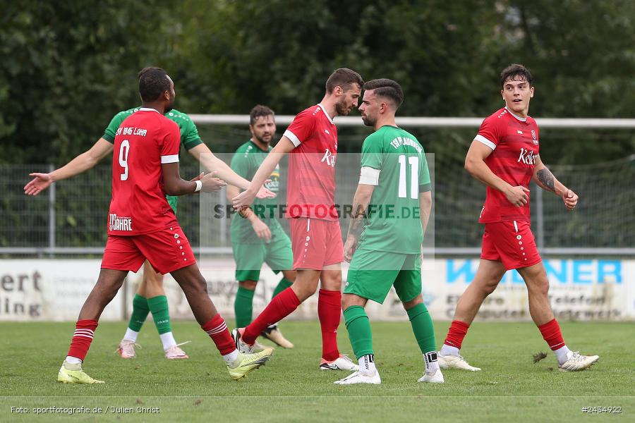 Sportgelände, Lohr am Main, 08.09.2024, sport, action, BFV, Fussball, 8. Spieltag, Bezirksliga Unterfranken West, TSV, LOH, TSV 1913 Pflaumheim, TSV 1846 Lohr a. Main - Bild-ID: 2434922