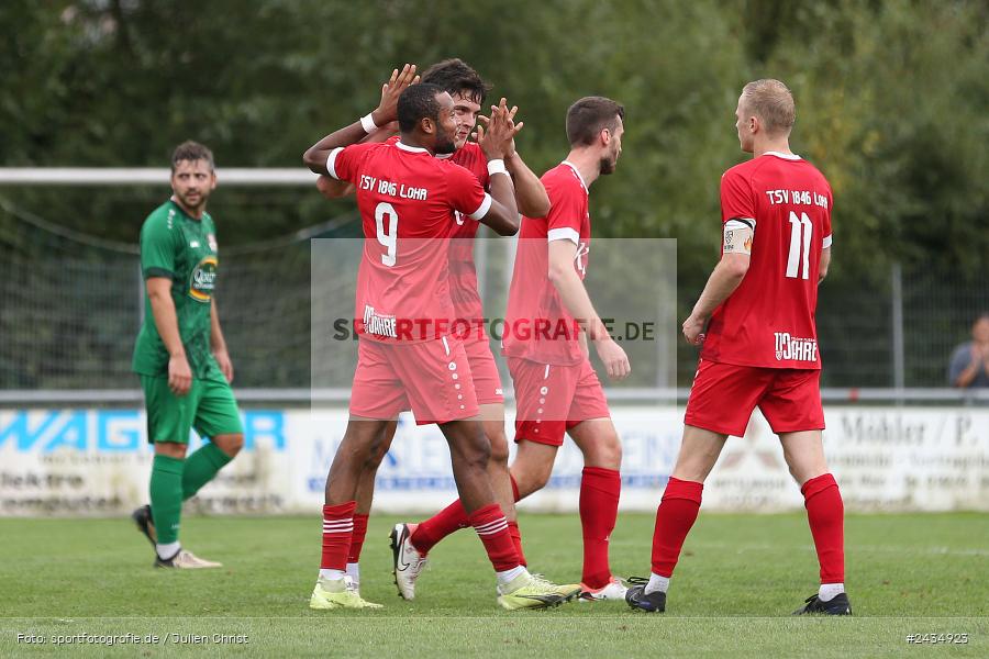 Sportgelände, Lohr am Main, 08.09.2024, sport, action, BFV, Fussball, 8. Spieltag, Bezirksliga Unterfranken West, TSV, LOH, TSV 1913 Pflaumheim, TSV 1846 Lohr a. Main - Bild-ID: 2434923