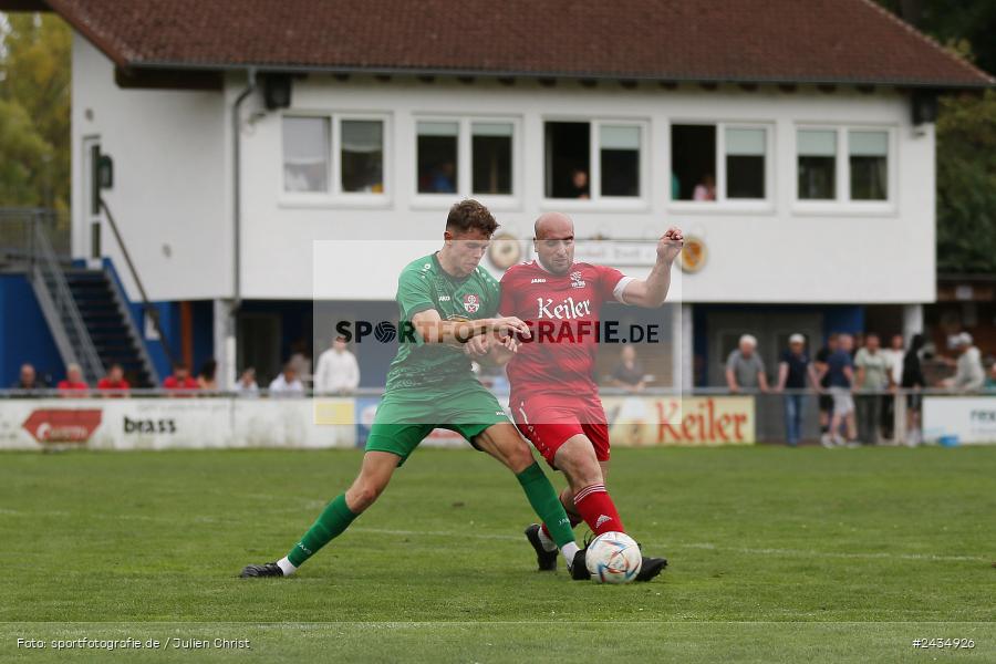 Sportgelände, Lohr am Main, 08.09.2024, sport, action, BFV, Fussball, 8. Spieltag, Bezirksliga Unterfranken West, TSV, LOH, TSV 1913 Pflaumheim, TSV 1846 Lohr a. Main - Bild-ID: 2434926