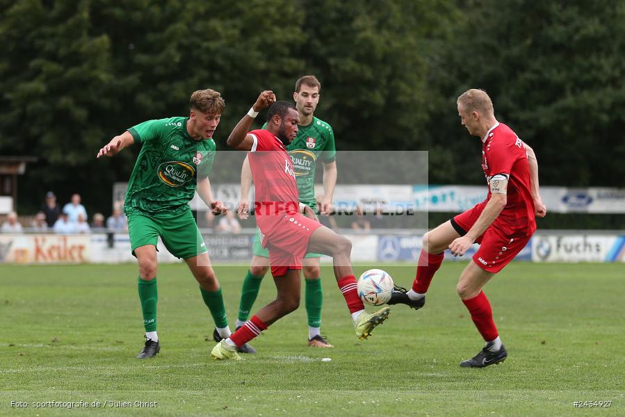 Sportgelände, Lohr am Main, 08.09.2024, sport, action, BFV, Fussball, 8. Spieltag, Bezirksliga Unterfranken West, TSV, LOH, TSV 1913 Pflaumheim, TSV 1846 Lohr a. Main - Bild-ID: 2434927