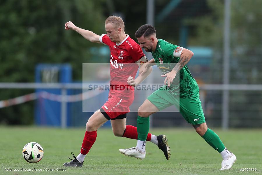 Sportgelände, Lohr am Main, 08.09.2024, sport, action, BFV, Fussball, 8. Spieltag, Bezirksliga Unterfranken West, TSV, LOH, TSV 1913 Pflaumheim, TSV 1846 Lohr a. Main - Bild-ID: 2434933
