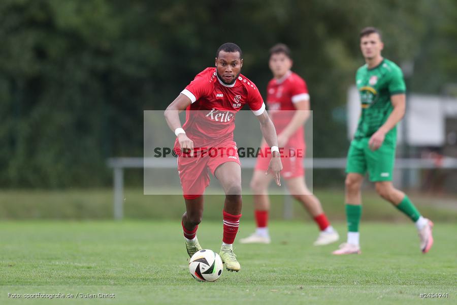 Sportgelände, Lohr am Main, 08.09.2024, sport, action, BFV, Fussball, 8. Spieltag, Bezirksliga Unterfranken West, TSV, LOH, TSV 1913 Pflaumheim, TSV 1846 Lohr a. Main - Bild-ID: 2434941
