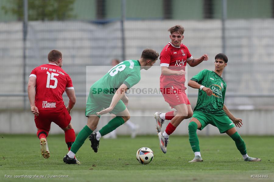 Sportgelände, Lohr am Main, 08.09.2024, sport, action, BFV, Fussball, 8. Spieltag, Bezirksliga Unterfranken West, TSV, LOH, TSV 1913 Pflaumheim, TSV 1846 Lohr a. Main - Bild-ID: 2434943