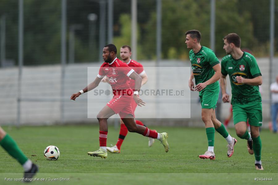 Sportgelände, Lohr am Main, 08.09.2024, sport, action, BFV, Fussball, 8. Spieltag, Bezirksliga Unterfranken West, TSV, LOH, TSV 1913 Pflaumheim, TSV 1846 Lohr a. Main - Bild-ID: 2434944