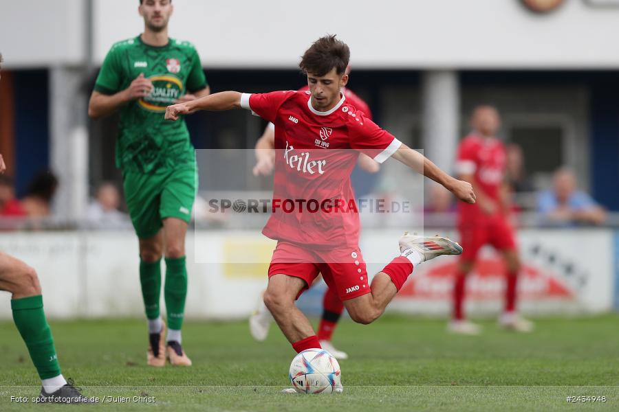 Sportgelände, Lohr am Main, 08.09.2024, sport, action, BFV, Fussball, 8. Spieltag, Bezirksliga Unterfranken West, TSV, LOH, TSV 1913 Pflaumheim, TSV 1846 Lohr a. Main - Bild-ID: 2434948