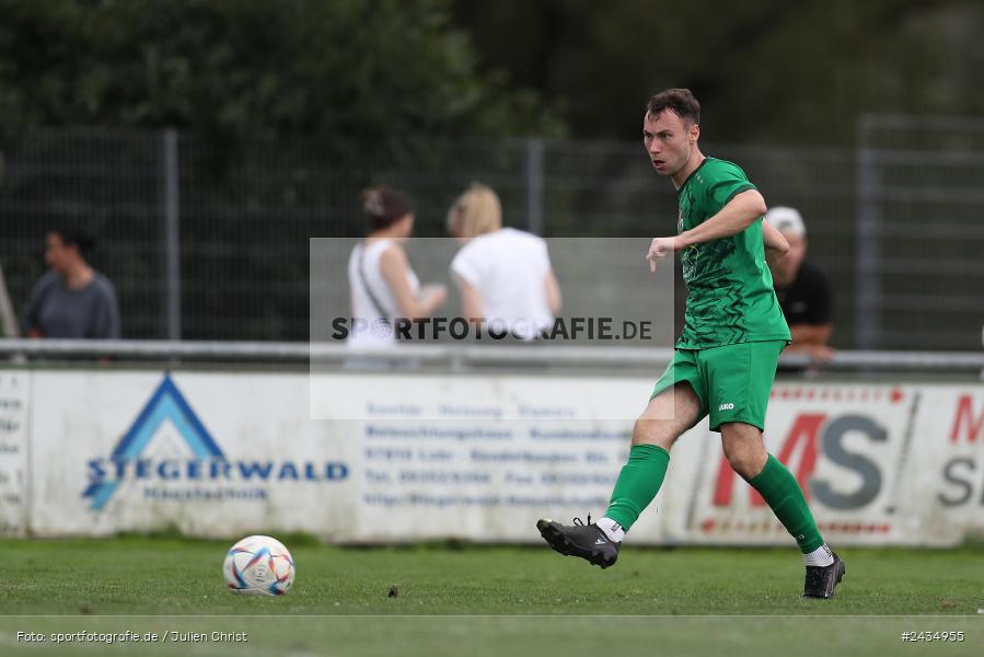 Sportgelände, Lohr am Main, 08.09.2024, sport, action, BFV, Fussball, 8. Spieltag, Bezirksliga Unterfranken West, TSV, LOH, TSV 1913 Pflaumheim, TSV 1846 Lohr a. Main - Bild-ID: 2434955