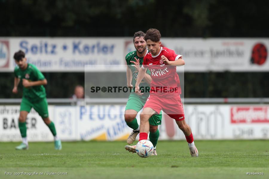 Sportgelände, Lohr am Main, 08.09.2024, sport, action, BFV, Fussball, 8. Spieltag, Bezirksliga Unterfranken West, TSV, LOH, TSV 1913 Pflaumheim, TSV 1846 Lohr a. Main - Bild-ID: 2434962
