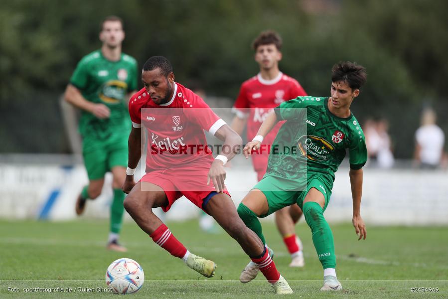 Sportgelände, Lohr am Main, 08.09.2024, sport, action, BFV, Fussball, 8. Spieltag, Bezirksliga Unterfranken West, TSV, LOH, TSV 1913 Pflaumheim, TSV 1846 Lohr a. Main - Bild-ID: 2434969