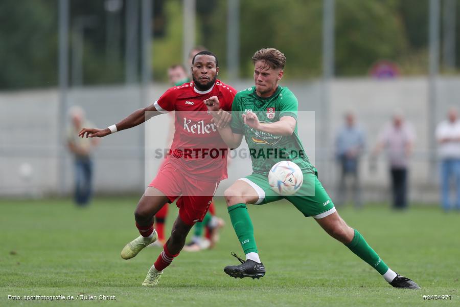 Sportgelände, Lohr am Main, 08.09.2024, sport, action, BFV, Fussball, 8. Spieltag, Bezirksliga Unterfranken West, TSV, LOH, TSV 1913 Pflaumheim, TSV 1846 Lohr a. Main - Bild-ID: 2434971