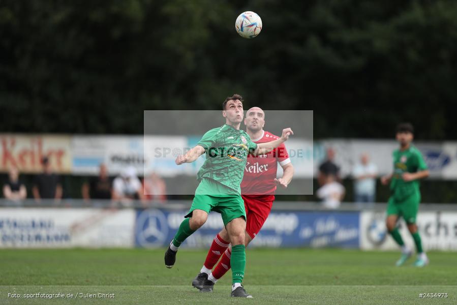 Sportgelände, Lohr am Main, 08.09.2024, sport, action, BFV, Fussball, 8. Spieltag, Bezirksliga Unterfranken West, TSV, LOH, TSV 1913 Pflaumheim, TSV 1846 Lohr a. Main - Bild-ID: 2434973