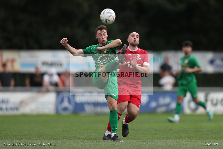 Sportgelände, Lohr am Main, 08.09.2024, sport, action, BFV, Fussball, 8. Spieltag, Bezirksliga Unterfranken West, TSV, LOH, TSV 1913 Pflaumheim, TSV 1846 Lohr a. Main - Bild-ID: 2434974