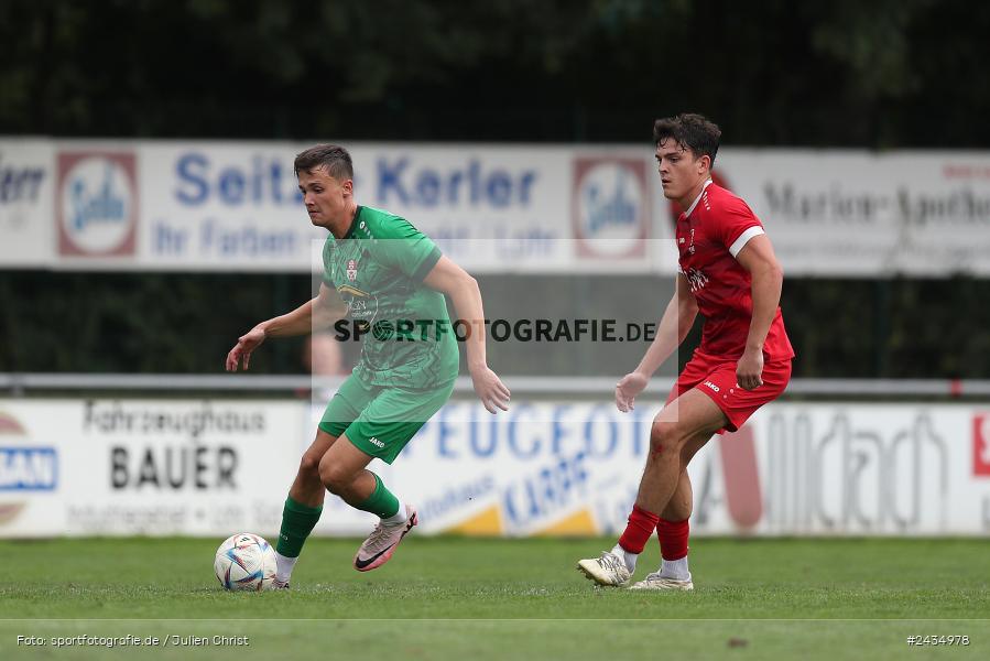 Sportgelände, Lohr am Main, 08.09.2024, sport, action, BFV, Fussball, 8. Spieltag, Bezirksliga Unterfranken West, TSV, LOH, TSV 1913 Pflaumheim, TSV 1846 Lohr a. Main - Bild-ID: 2434978