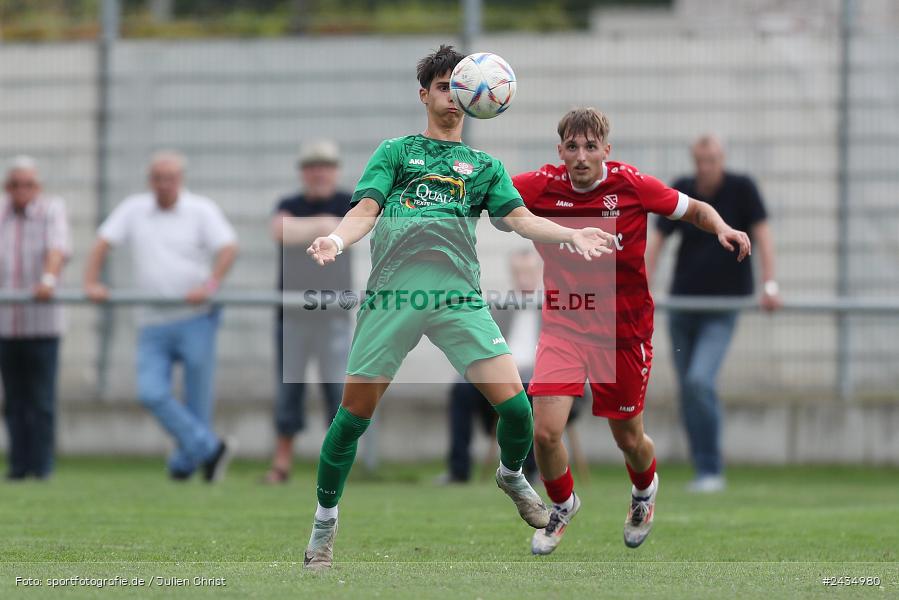 Sportgelände, Lohr am Main, 08.09.2024, sport, action, BFV, Fussball, 8. Spieltag, Bezirksliga Unterfranken West, TSV, LOH, TSV 1913 Pflaumheim, TSV 1846 Lohr a. Main - Bild-ID: 2434980