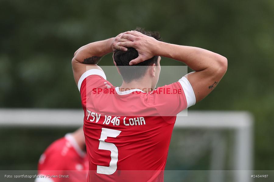 Sportgelände, Lohr am Main, 08.09.2024, sport, action, BFV, Fussball, 8. Spieltag, Bezirksliga Unterfranken West, TSV, LOH, TSV 1913 Pflaumheim, TSV 1846 Lohr a. Main - Bild-ID: 2434987