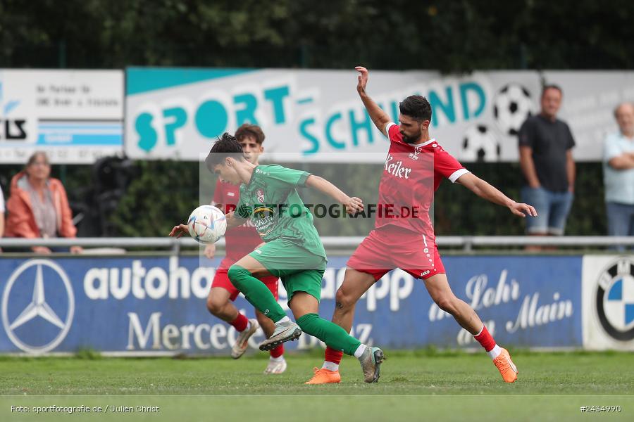 Sportgelände, Lohr am Main, 08.09.2024, sport, action, BFV, Fussball, 8. Spieltag, Bezirksliga Unterfranken West, TSV, LOH, TSV 1913 Pflaumheim, TSV 1846 Lohr a. Main - Bild-ID: 2434990