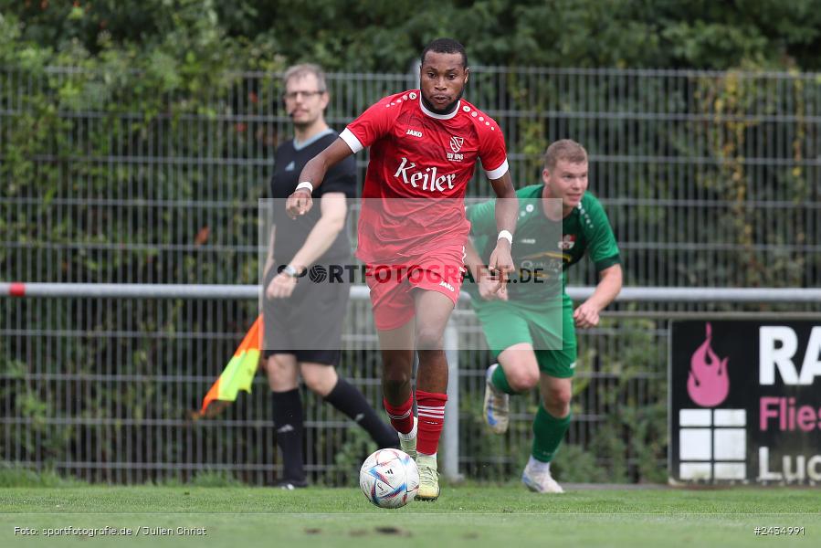Sportgelände, Lohr am Main, 08.09.2024, sport, action, BFV, Fussball, 8. Spieltag, Bezirksliga Unterfranken West, TSV, LOH, TSV 1913 Pflaumheim, TSV 1846 Lohr a. Main - Bild-ID: 2434991