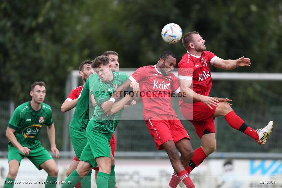 Sportgelände, Lohr am Main, 08.09.2024, sport, action, BFV, Fussball, 8. Spieltag, Bezirksliga Unterfranken West, TSV, LOH, TSV 1913 Pflaumheim, TSV 1846 Lohr a. Main - Bild-ID: 2435011