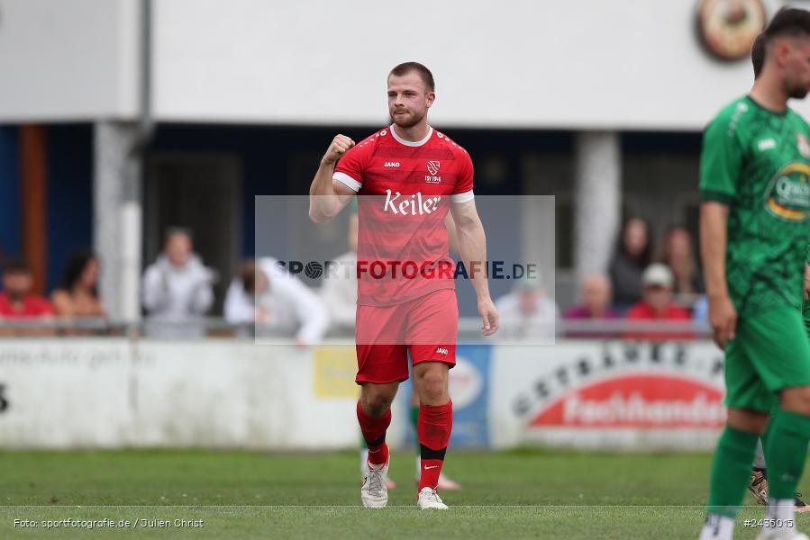 Sportgelände, Lohr am Main, 08.09.2024, sport, action, BFV, Fussball, 8. Spieltag, Bezirksliga Unterfranken West, TSV, LOH, TSV 1913 Pflaumheim, TSV 1846 Lohr a. Main - Bild-ID: 2435015