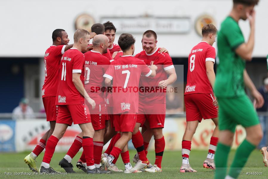 Sportgelände, Lohr am Main, 08.09.2024, sport, action, BFV, Fussball, 8. Spieltag, Bezirksliga Unterfranken West, TSV, LOH, TSV 1913 Pflaumheim, TSV 1846 Lohr a. Main - Bild-ID: 2435021