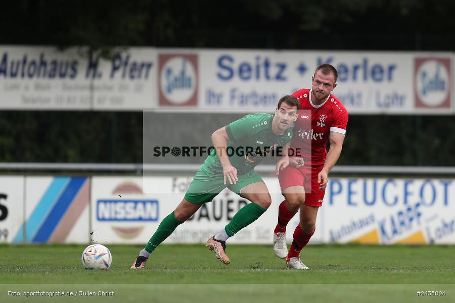 Sportgelände, Lohr am Main, 08.09.2024, sport, action, BFV, Fussball, 8. Spieltag, Bezirksliga Unterfranken West, TSV, LOH, TSV 1913 Pflaumheim, TSV 1846 Lohr a. Main - Bild-ID: 2435024