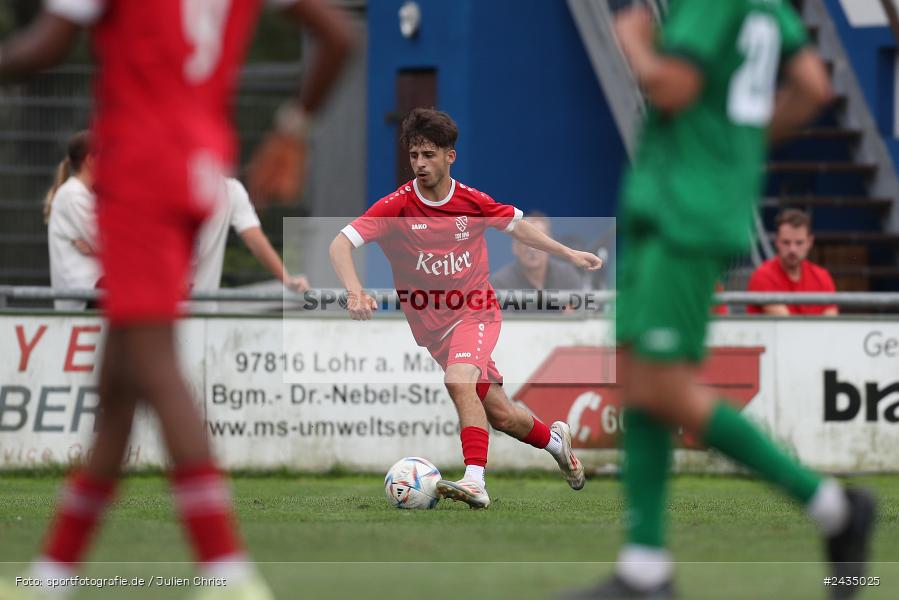 Sportgelände, Lohr am Main, 08.09.2024, sport, action, BFV, Fussball, 8. Spieltag, Bezirksliga Unterfranken West, TSV, LOH, TSV 1913 Pflaumheim, TSV 1846 Lohr a. Main - Bild-ID: 2435025