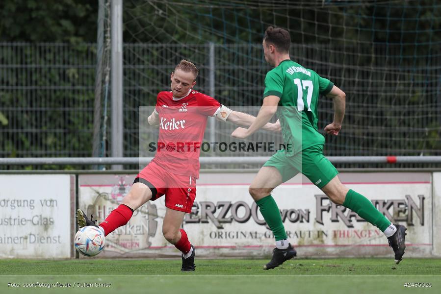 Sportgelände, Lohr am Main, 08.09.2024, sport, action, BFV, Fussball, 8. Spieltag, Bezirksliga Unterfranken West, TSV, LOH, TSV 1913 Pflaumheim, TSV 1846 Lohr a. Main - Bild-ID: 2435026