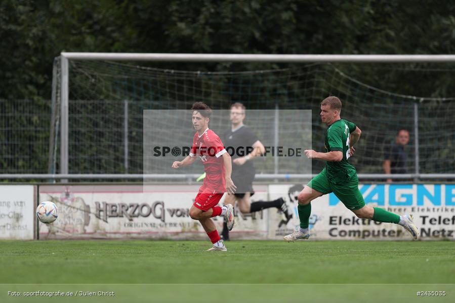 Sportgelände, Lohr am Main, 08.09.2024, sport, action, BFV, Fussball, 8. Spieltag, Bezirksliga Unterfranken West, TSV, LOH, TSV 1913 Pflaumheim, TSV 1846 Lohr a. Main - Bild-ID: 2435035