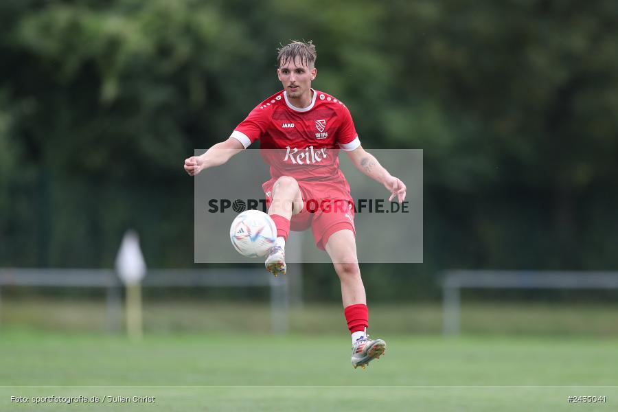 Sportgelände, Lohr am Main, 08.09.2024, sport, action, BFV, Fussball, 8. Spieltag, Bezirksliga Unterfranken West, TSV, LOH, TSV 1913 Pflaumheim, TSV 1846 Lohr a. Main - Bild-ID: 2435041